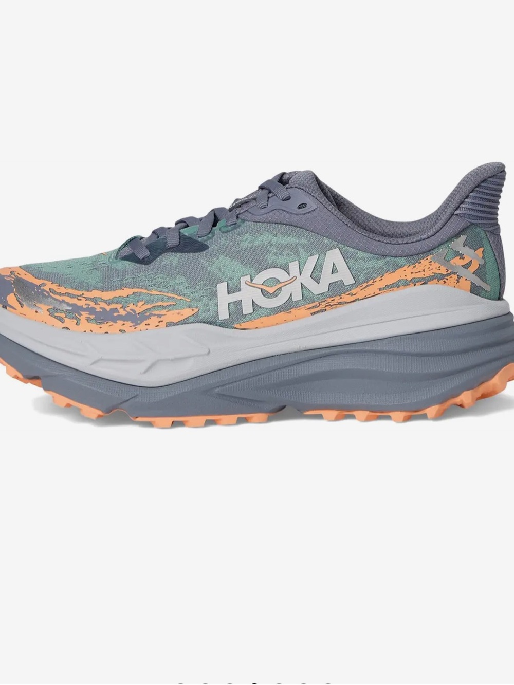 Hoka Women's Stinson 7 Grey Skies / Tangerine
